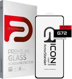Захисне скло ArmorStandart Icon для Motorola G72 Black (ARM63919)