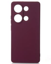Чохол-накладка Infinity SOFT Silicone Case для Xiaomi Redmi Note 13 Pro 4G Bordo