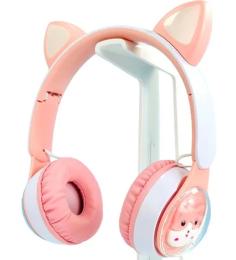 Накладні навушники Infinity CAT QC-28 Pink