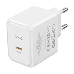 Адаптер живлення для телефона Hoco CS13A White (20W/ 1PD)