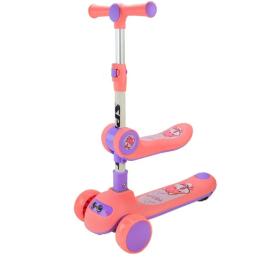 Самокат Bambi SC2422 3в1 Pink колеса світяться