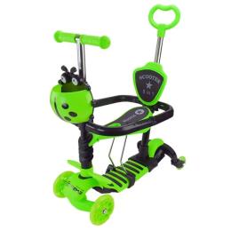 Самокат Bambi Scooter Childrens SC2501 Green 3в1 колеса світяться