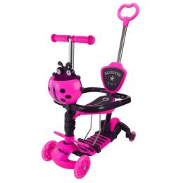 Самокат Bambi Scooter Childrens SC2501 Pink 3в1 колеса світяться