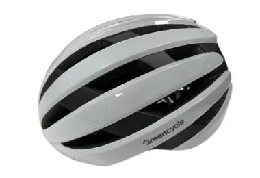 Велосипедний шолом Green Cycle Alleycat RS розмір 58-61см White Gray глянець