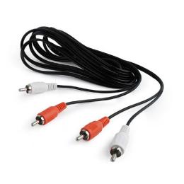 Аудіо-кабель Cablexpert CCA-2R2R-6 2xRCA (тато) 2xRCA (тато), 1, 8m Black