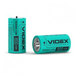 Акумулятор Videx 16340, 800 mAh 1 шт тех. пакування