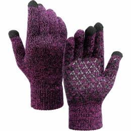 Рукавички для сенсорних екранів ArmorStandart Melange Black Purple (ARM59872)