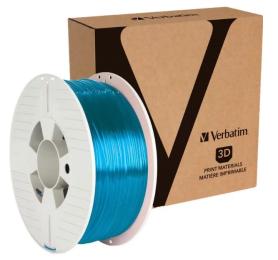 Пластик для 3D-принтера Verbatim PETG 1.75mm, 1кг Transparent Blue