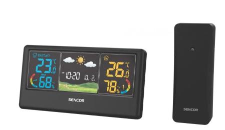 Метеостанція Sencor SWS4100B Black
