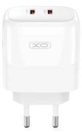 Адаптер живлення для телефона XO L140  -  35W PD DUAL PORT USB-C White