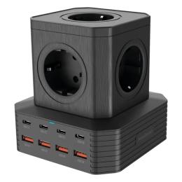 Мережевий фільтр ArmorStandart Resolute Power ARP  -  544 100W GaN 2m Black (ARM73177)