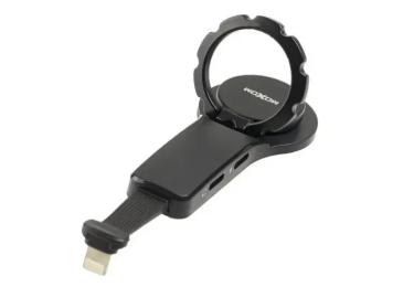 Перехідник MOXOM (MX-CB02) Lightning to Dual Lightning Black