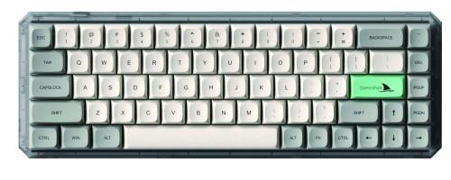 Клавіатура Motospeed Darmoshark K5 Gateron Yellow Pro Light Gray (dmk5lgypro) ENG / UKR