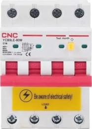 Автоматичний вимикач CNC YCB9LE-80M 4P C16 (NV821921)