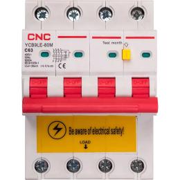 Автоматичний вимикач CNC YCB9LE-80M 4P C63 (NV821969)