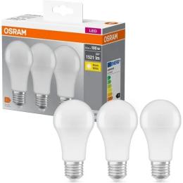Світлодіодна лампа OSRAM LED E27 13Вт 2700К 1520Лм A60 3шт
