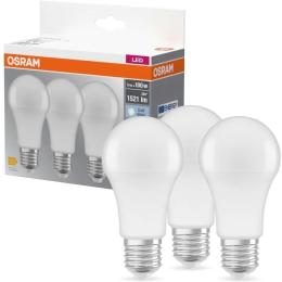 Світлодіодна лампа OSRAM LED E27 13Вт 4000К 1520Лм A60 3шт