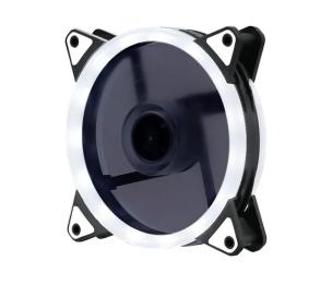 Вентилятор для ПК Voltronic 12025 DC sleeve fan 3pin + 4pin White двосторонній