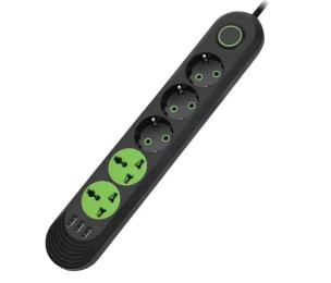 Мережевий фільтр Voltronic F02U Black