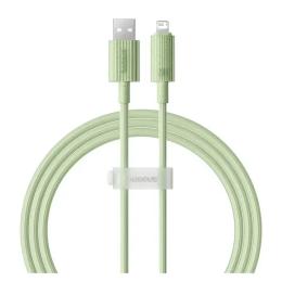 Дата-кабель Baseus Habitat Series Fast Charging USB (тато)  -  Lightning (тато) 1m Green 2.4A