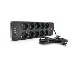 Мережевий фільтр Voltronic F35U Black