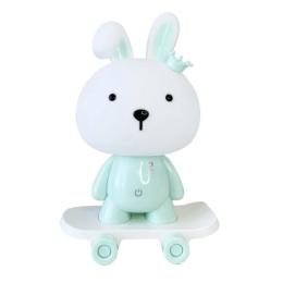 Нічник Mega Zayka Зайчик на скейті Blue MGZ-1407