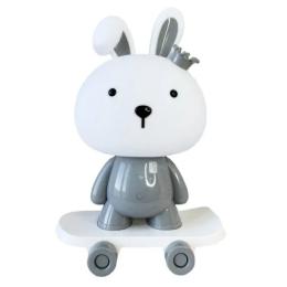 Нічник Mega Zayka Зайчик на скейті Gray MGZ-1407