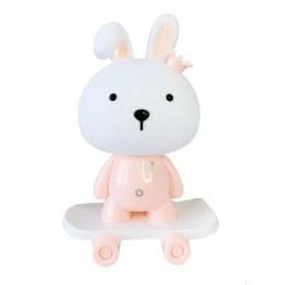 Нічник Mega Zayka Зайчик на скейті Pink MGZ-1407
