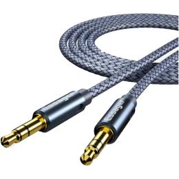 Аудіо-кабель Essager Monster Aux Cable Speaker Wire 3.5mm Jack (тато)  -  Jack 3.5 mm (тато) 3m Gray (EYP35-DYC0G)