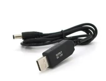 Кабель живлення для роутера Voltronic USB to DC 5.5x2.5 12V 1.0m OEM (29866) (KPFR/5-12)