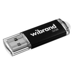 Флеш память Wibrand USB 2.0 Cougar 32GB Black (WI2.0/CU32P1B)