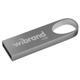Флеш память Wibrand USB 2.0 Irbis 4GB Silver (WI2.0/IR4U3S)