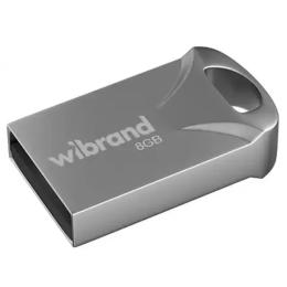 Флеш память Wibrand USB 2.0 Hawk 8GB Silver (WI2.0/HA8M1S)