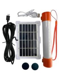 Лампа кемпінгова Infinity 30W 800mAh 17 см + сонячна панель