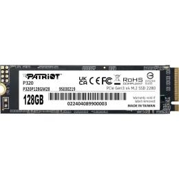 Внутрішній SSD диск Patriot 128GB P320 M.2 2280 PCIe 3.0 x4 NVMe TLC (P320P128GM28)