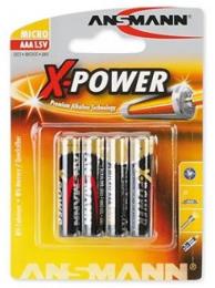 Батарейка Ansmann Alkaline X-Power AAA 1, 5 V 4шт