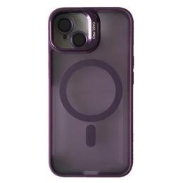 Чохол-накладка Infinity CASE PRO MATTE FORTABLE CAMERA LENS MAGSAFE for iPhone 14 Deep Purple