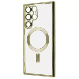 Чохол-накладка WAVE Metal Color Case with Magnetic Ring Samsung Galaxy S22 Ultra Gold