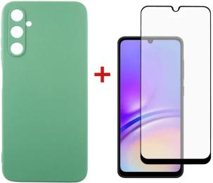 Чохол-накладка DENGOS для Samsung Galaxy A05s (A057) панель + скло Mint (DG-KM-10)