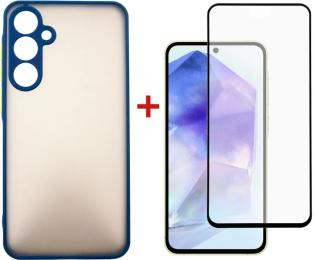 Чохол-накладка DENGOS для Samsung Galaxy A55 SM-A556 5G + захисне скло Blue (DG-KM-93)