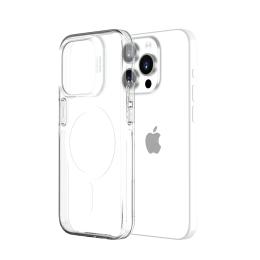 Чохол-накладка Vokamo Clear для iPhone 15 Pro Max з магнітом MagSafe Transparent (NVK010857)