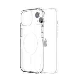 Чохол-накладка Vokamo Clear для iPhone 15 з магнітом MagSafe Transparent (NVK010851)