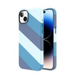 Чохол-накладка Vokamo Colour для iPhone 15 з магнітом MagSafe Blue (NVK010809)