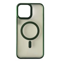 Чохол-накладка Infinity Perfect Case with MagSafe for iPhone 15 Pro Titanium Green