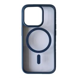 Чохол-накладка Rock Guard TRANSPARENT with Magnetic Series for iPhone 15 Titan Blue