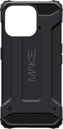 Чохол-накладка Make Apple iPhone 15 Pro Panzer Black (MCN-AI15PBK)
