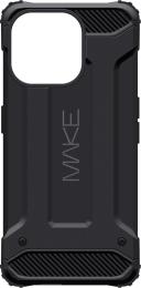 Чохол-накладка Make Apple iPhone 15 Pro Max Panzer Black (MCN-AI15PMBK)
