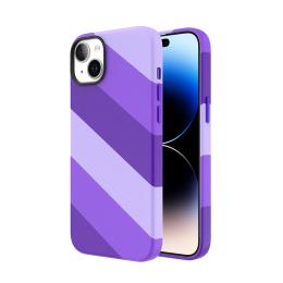 Чохол-накладка Vokamo Colour для iPhone 15 Plus з магнітом MagSafe Purple (NVK010813)
