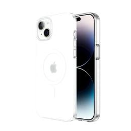 Чохол-накладка Vokamo Glacier для iPhone 15 Plus з магнітом MagSafe Matte White (NVK010799)