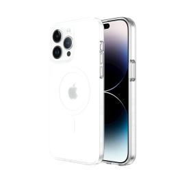 Чохол-накладка Vokamo Glacier для iPhone 15 Pro Max з магнітом MagSafe Matte White (NVK010801)